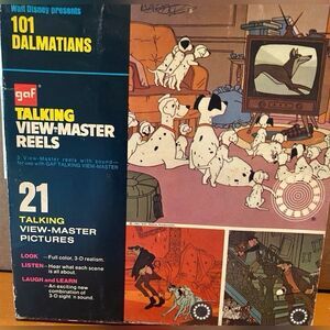 Vintage GAF Talking View Master 3 Reels 101 Dalmatians Disney
